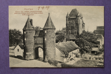 Ansichtskarte AK Xanten 1929 clever Tor restauriert 1906 Straße Häuser Architektur Ortsansicht NRW